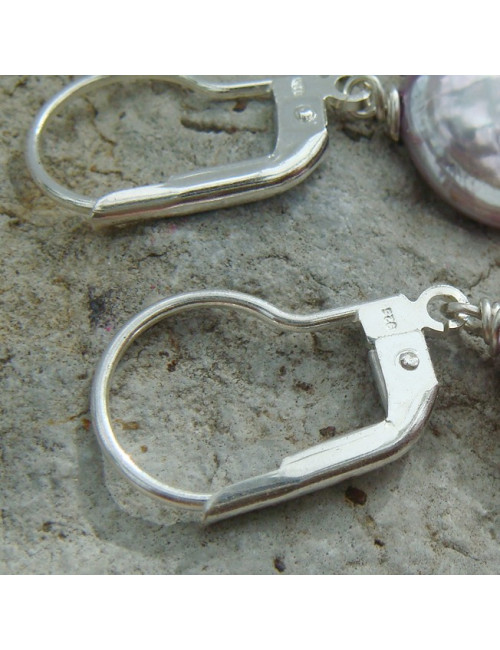 Boucles d'oreilles en perle d'eau douce