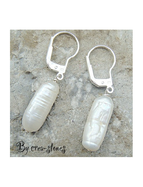 Boucles d'oreilles en perle d'eau douce