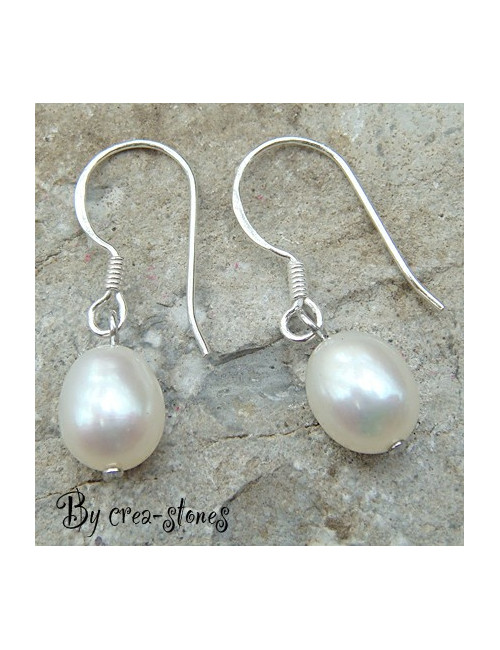 Boucles d'oreilles en perle d'eau douce