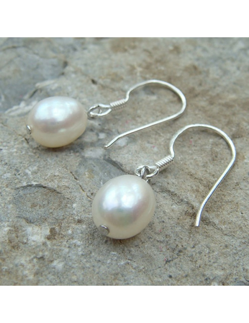 Boucles d'oreilles en perle d'eau douce