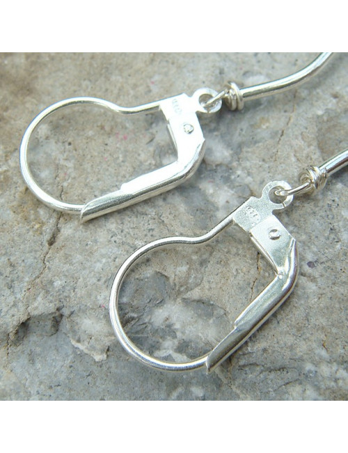 Boucles d'oreilles grappe de grenat