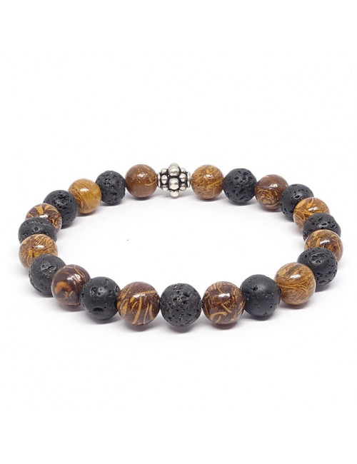 La pierre de lave est une roche naturelle volcanique