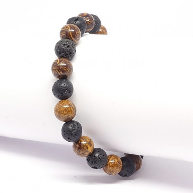 ZoÏsite et rubis, Bracelet homme