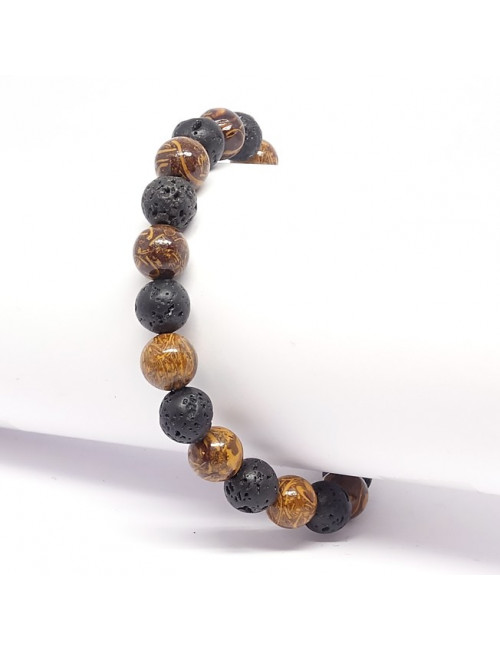 La pierre de lave est une roche naturelle volcanique