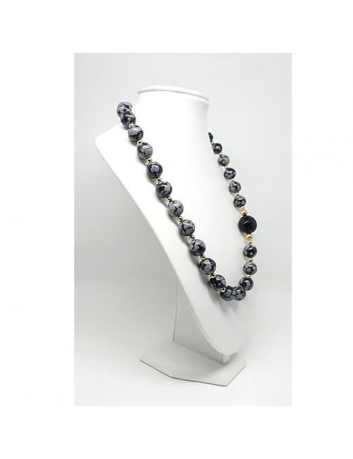 Véritable pierre semi-précieuse et naturelle avec argent 925