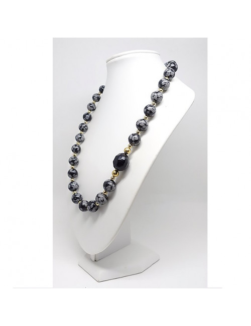 Véritable pierre semi-précieuse et naturelle avec argent 925