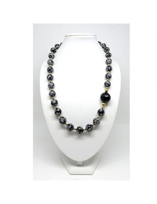 Véritable pierre semi-précieuse et naturelle avec argent 925