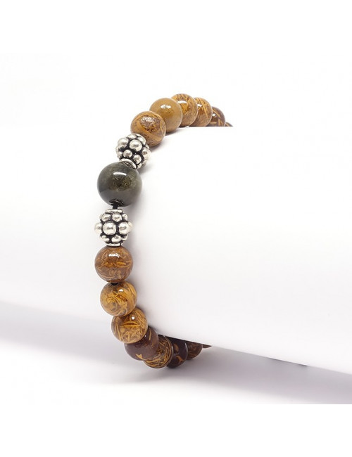 Le jaspe brun, zébré, capuccino, aide à la prise de décisions rapides et  permet de mettre les pensées en actes