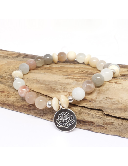 Bracelet en pierre de lune