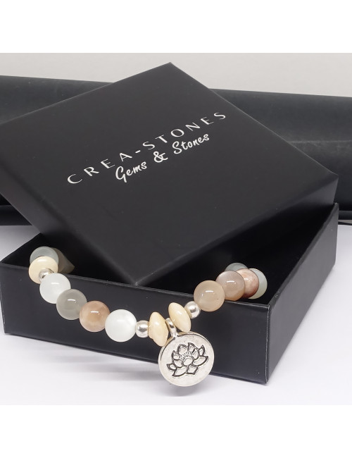 Bracelet en pierre de lune