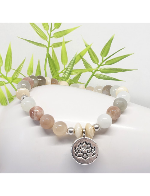 Bracelet en pierre de lune