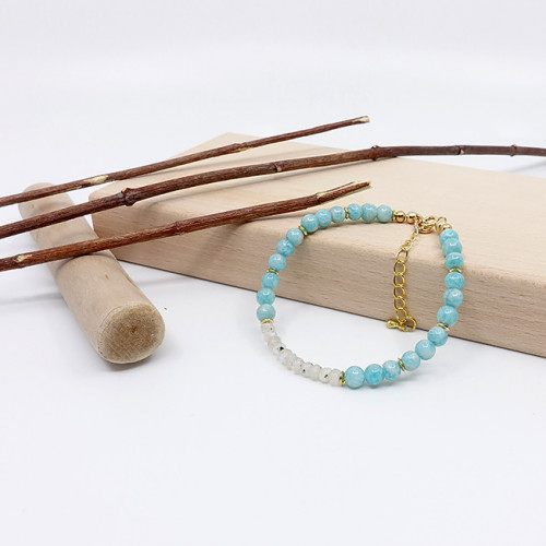 Amazonite et pierre de lune