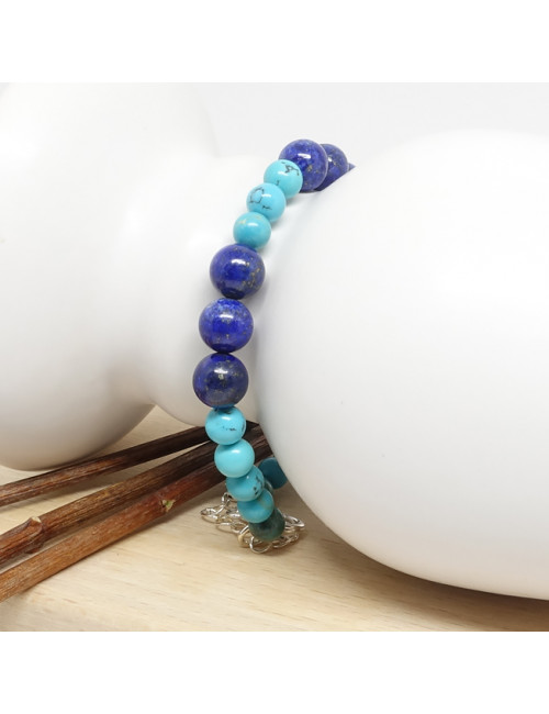 Lapis lazuli et turquoise