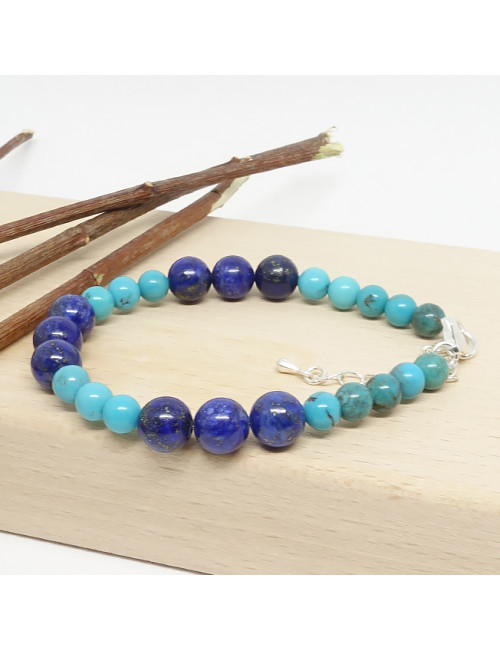 Lapis lazuli et turquoise