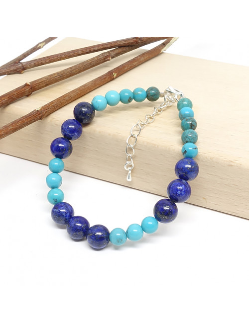 Lapis lazuli et turquoise