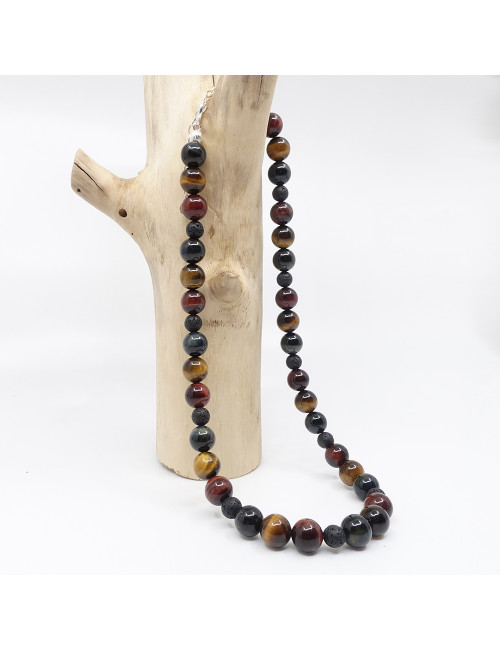 oeil de tigre, oeil de faucon, oeil de taureau et lave