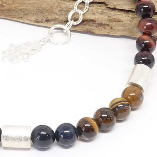 oeil de tigre, oeil de faucon et oeil de taureau