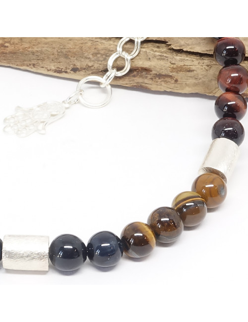 oeil de tigre, oeil de faucon et oeil de taureau