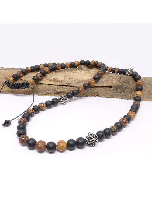 Onyx et agate du Tibet