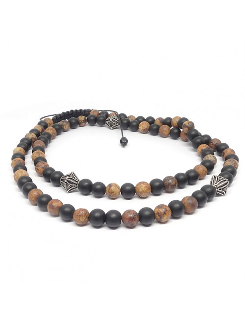 Onyx et agate du Tibet