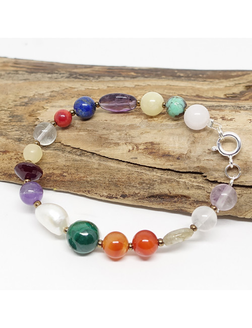 Bracelet multi pierres