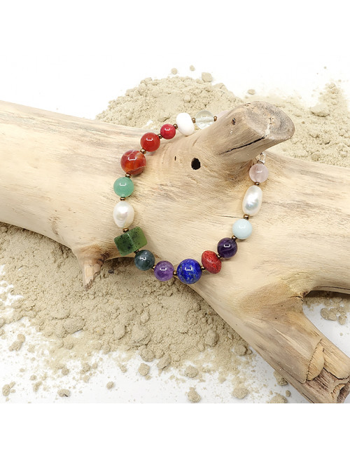 Bijoux soigneusement réalisés à la main avec de véritables pierres semi-précieuses et des finitions e argent 925.