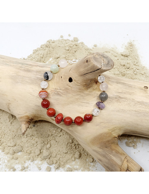 Bijoux soigneusement réalisés à la main avec de véritables pierres semi-précieuses et des finitions e argent 925.