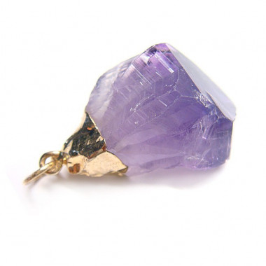 MADE IN BRAZIL - Pendentif pointe naturelle de citrine