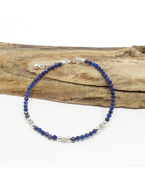 Lapis lazuli et labradorite Lapis lazuli et labradorite