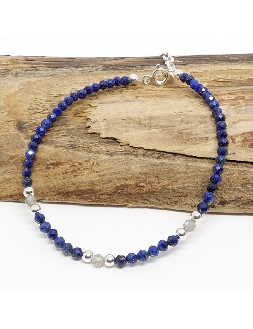 Lapis lazuli et labradorite