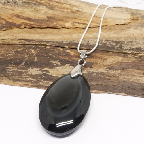 Obsidienne Oeil céleste, pendentif
