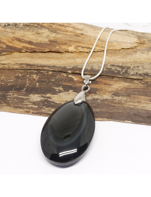 Obsidienne Oeil céleste, pendentif