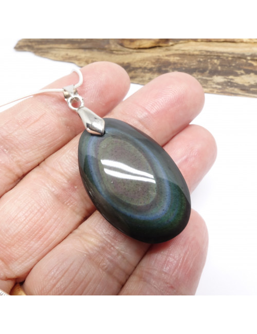 Obsidienne Oeil céleste, pendentif