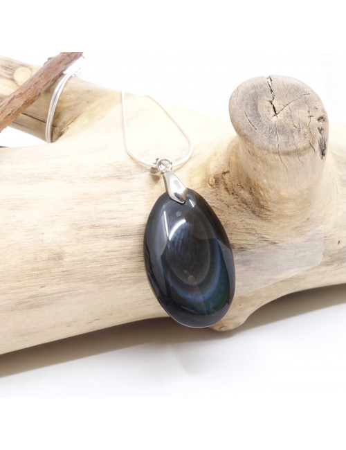 Obsidienne Oeil céleste, pendentif
