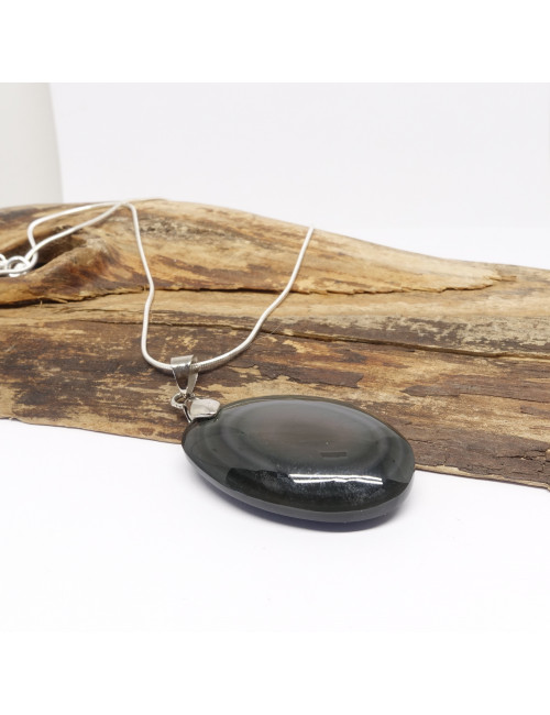 Obsidienne Oeil céleste, pendentif