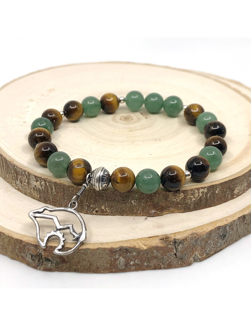 Oeil de tigre et aventurine