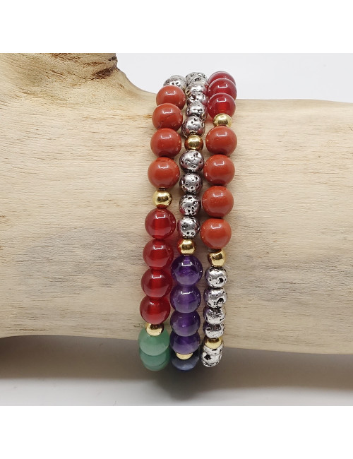 7 chakras et lave argentée