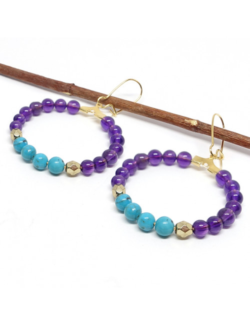 Améthyste et turquoise arizona