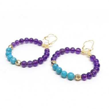 Améthyste et turquoise arizona