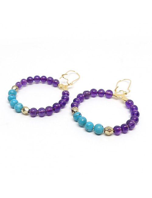 Améthyste et turquoise arizona