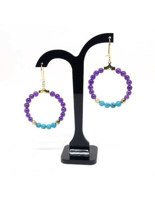 Améthyste et turquoise arizona