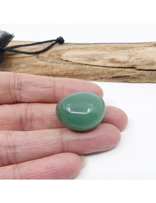 Pierre polie en aventurine