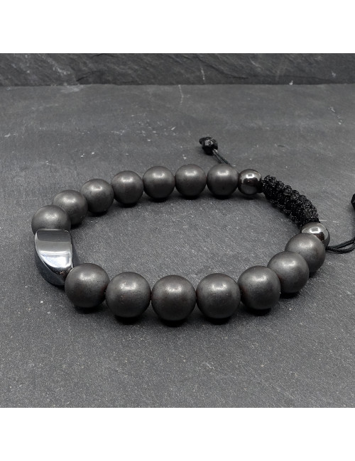 Hématite mate et brillante