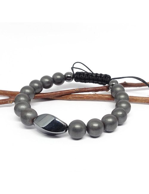 Hématite mate et brillante