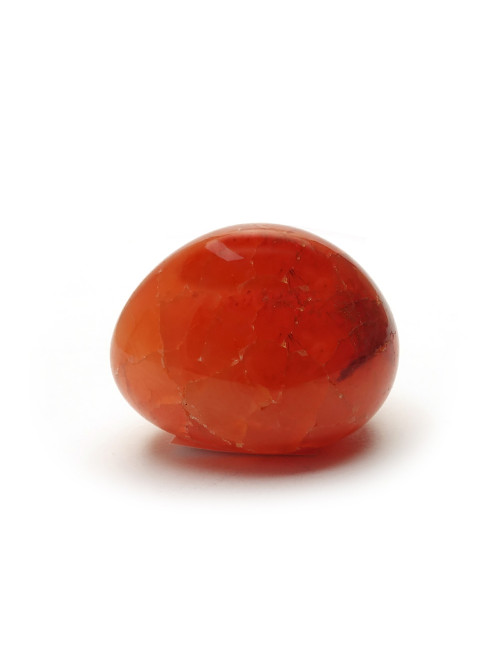 Galet poli taille M en Cornaline