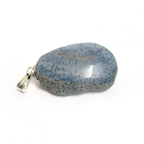 Pendentif corail bleu