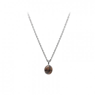 Véritable turquoise "africaine" montée en pendentif