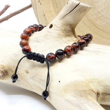 copy of Bracelet homme oeil de tigre et hématite