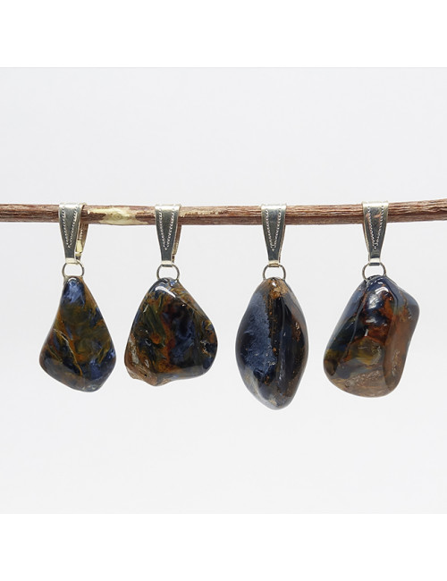 Pendentif pietersite sur chaîne