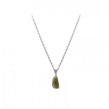 Tourmaline melon d'eau roulée